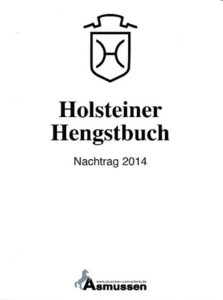 Holsteiner Hengstbuch Nachtrag 2014